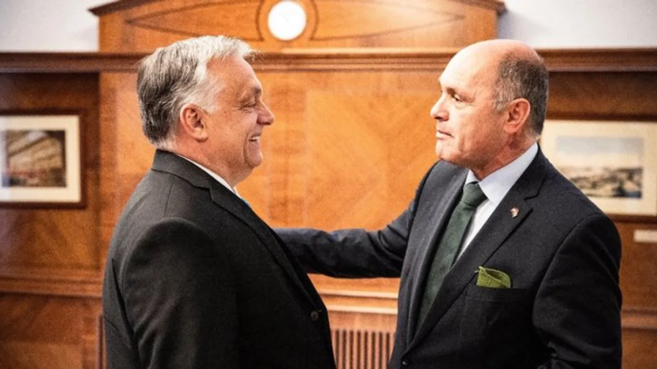 Az osztrák törvényhozás elnökével tárgyalt Orbán Viktor