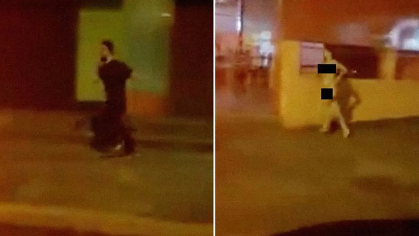 Ilyen, amikor a nőd pucéran ered utánad a nyílt utcán - videó