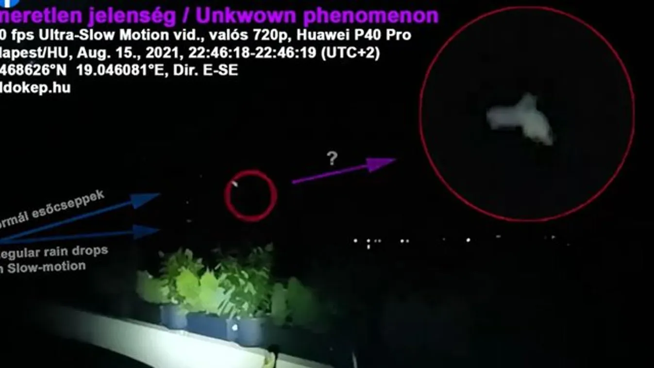 Hátborzongató égi jelenséget videóztak Budapest felett: senki sem tudja, mi lehet ez a fénylény