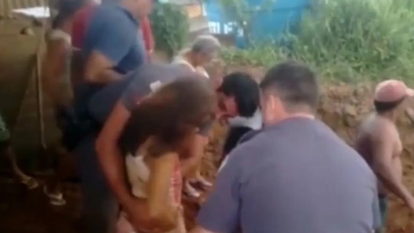 Eltemette a sár a kilencéves kislányt, csodával határos, hogy megmenekült - videó