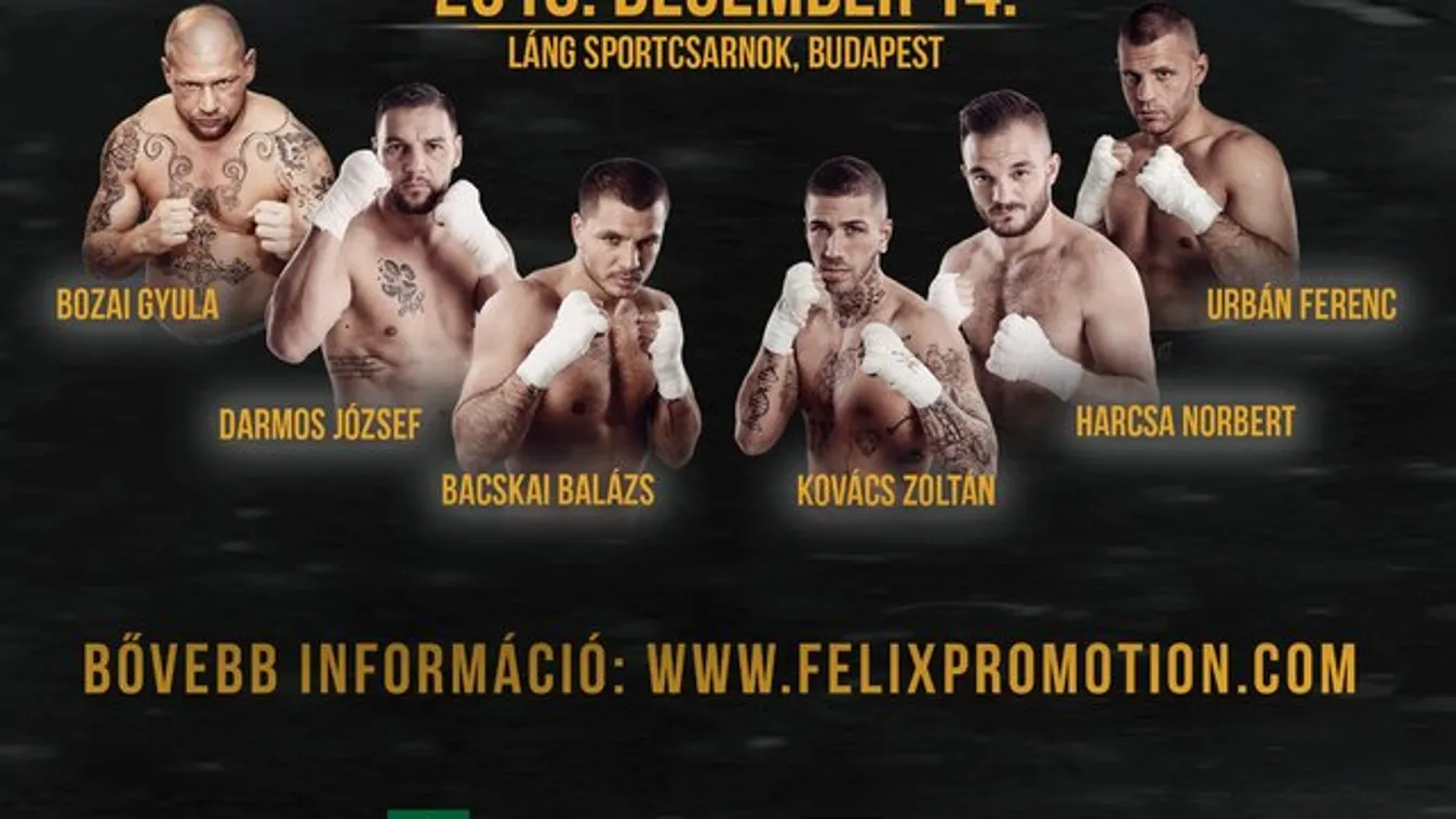 Ütős estét ígérnek a Felix Promotion öklözői (x)