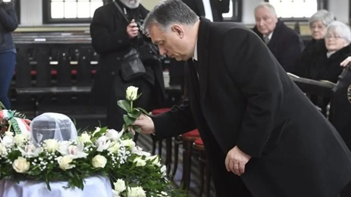 Orbán Viktor Makkai Ádámtól búcsúzik - fotó