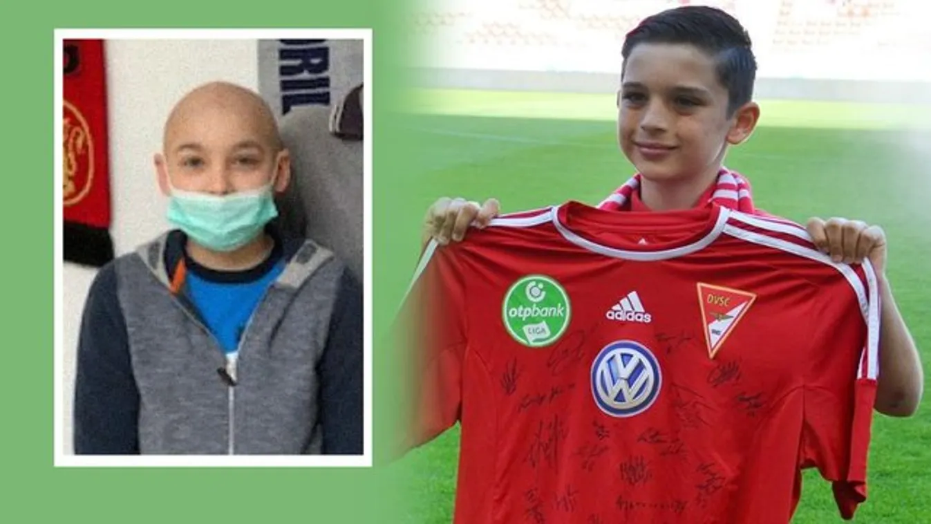 Daganatos barátját segíti a DVSC 11 esztendős focistája