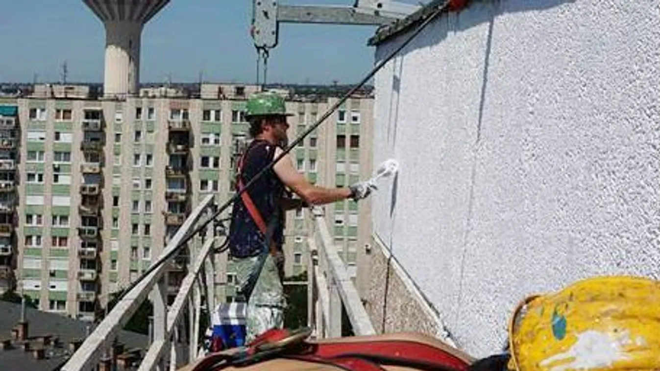 Drámai segélykérést festettek a csepeli házfalra