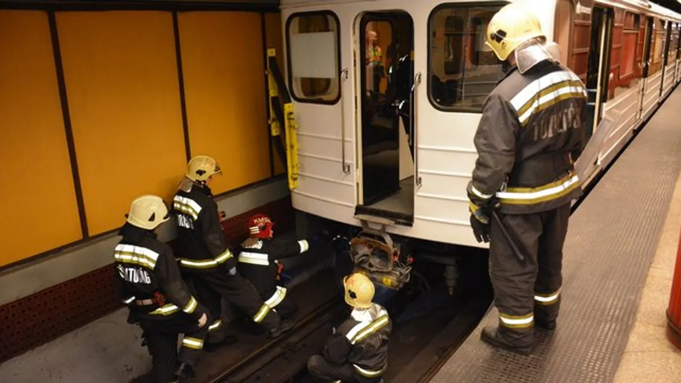 Túlélte az utas a metrógázolást