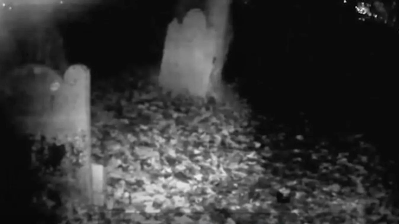 Tényleg egy szellemet sikerült lefilmezni a temetőben? – videó
