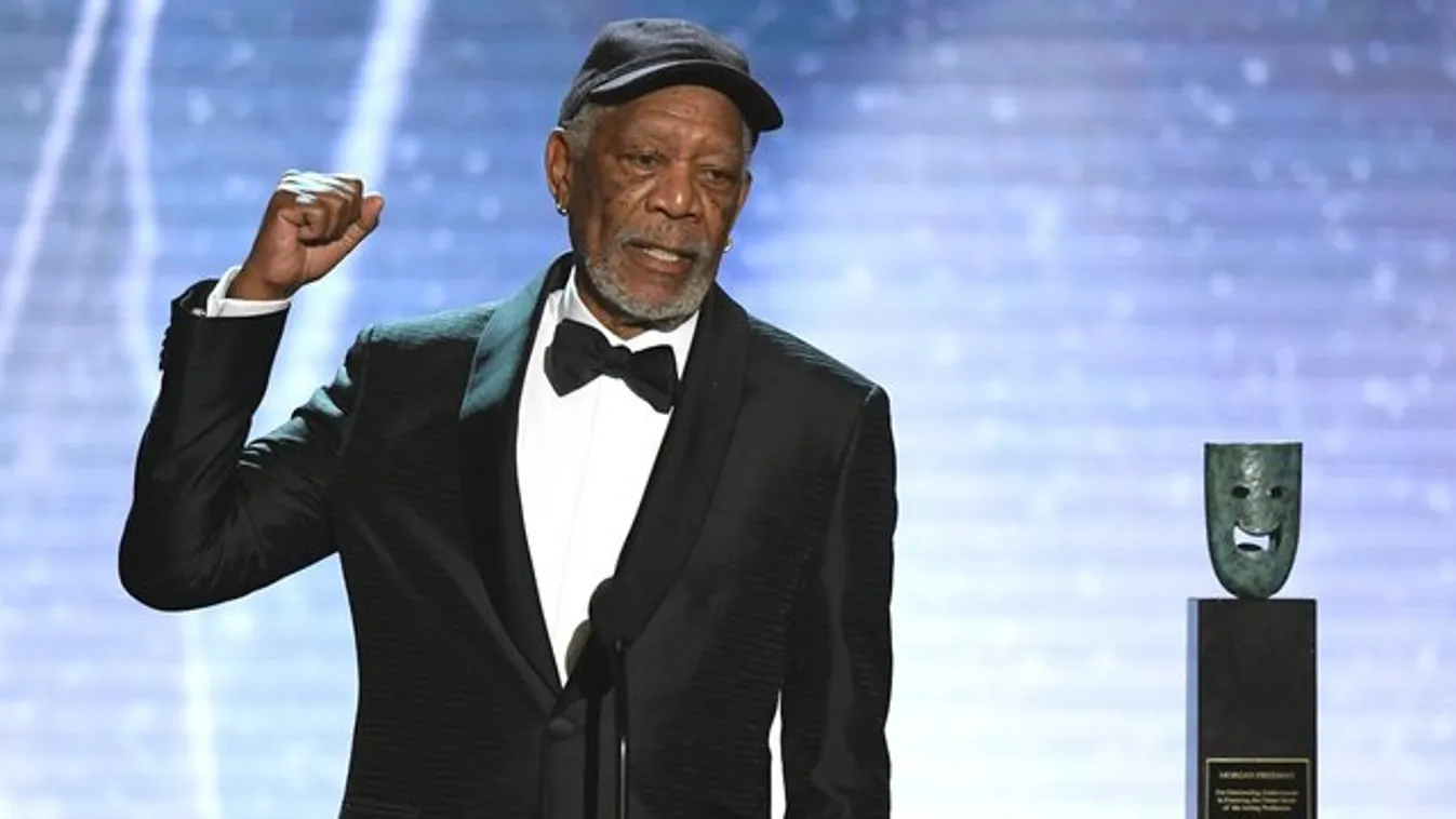 Beszólt a fecsegő kollégájának Morgan Freeman (videó)