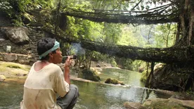 Fűből és indákból font hidak, amit a természet ajándékozott az embernek