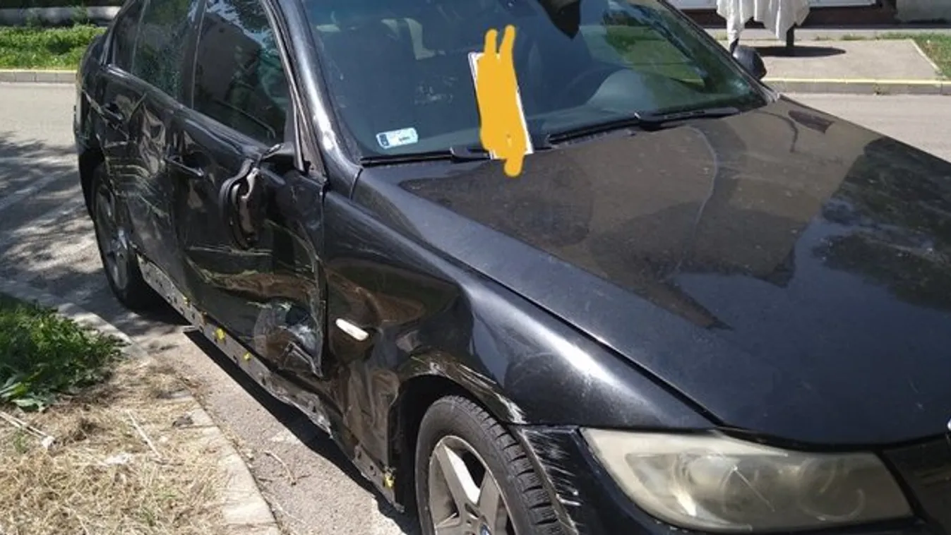 Felvágta az ereit, autóba ült, és úgy okozott balesetet egy budapesti BMW-s – Megszólalt a rendőrség is az ügyben