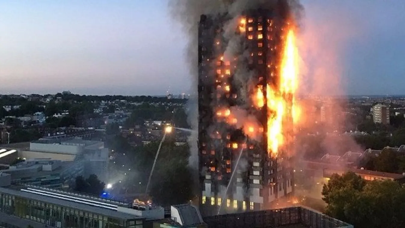 Toronyház-tűz Londonban: legalább hat halálos áldozat van