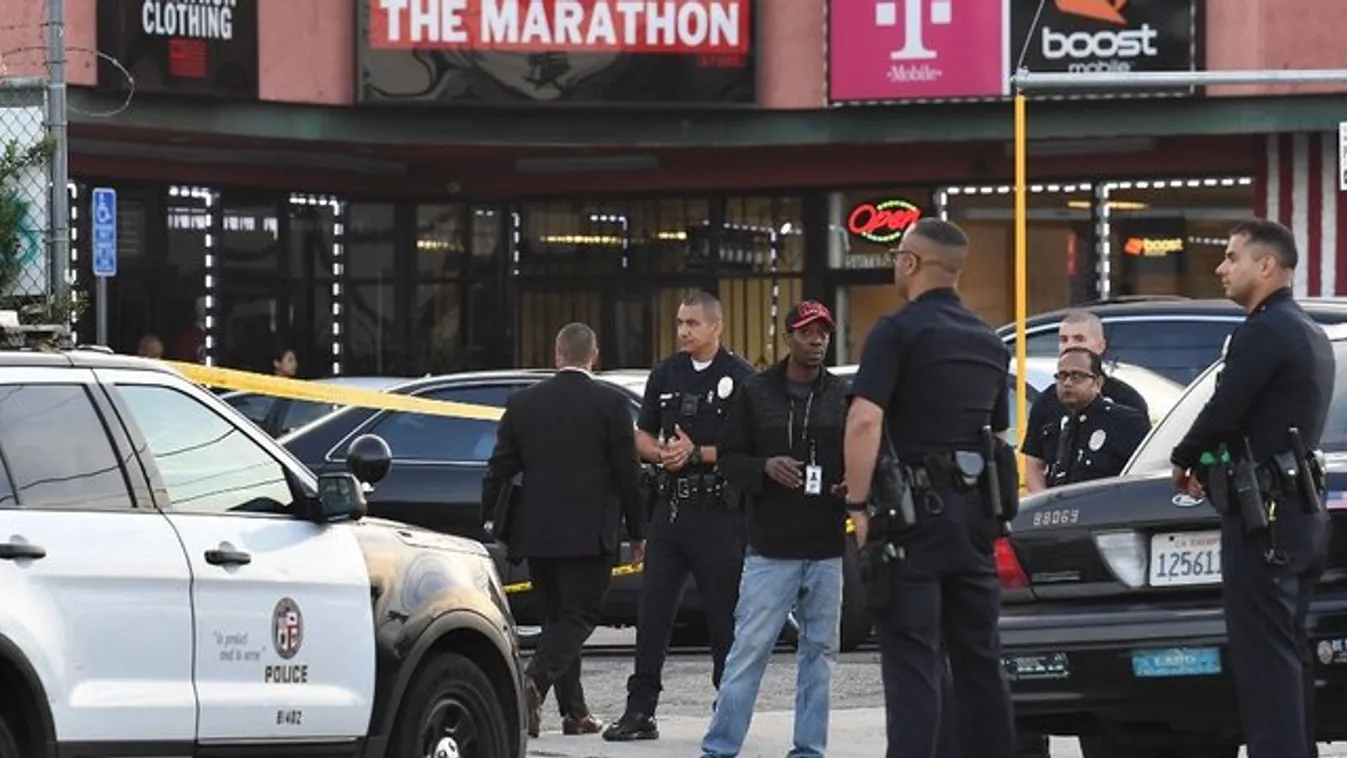 Itt a biztonsági kamera felvétele, ahogy lelövik az amerikai rappert - videó