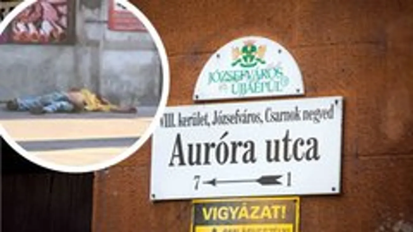 Nagy a baj Józsefvárosban – Bűz és mocsok, alkoholisták és drogosok lepték el az Auróra utcát