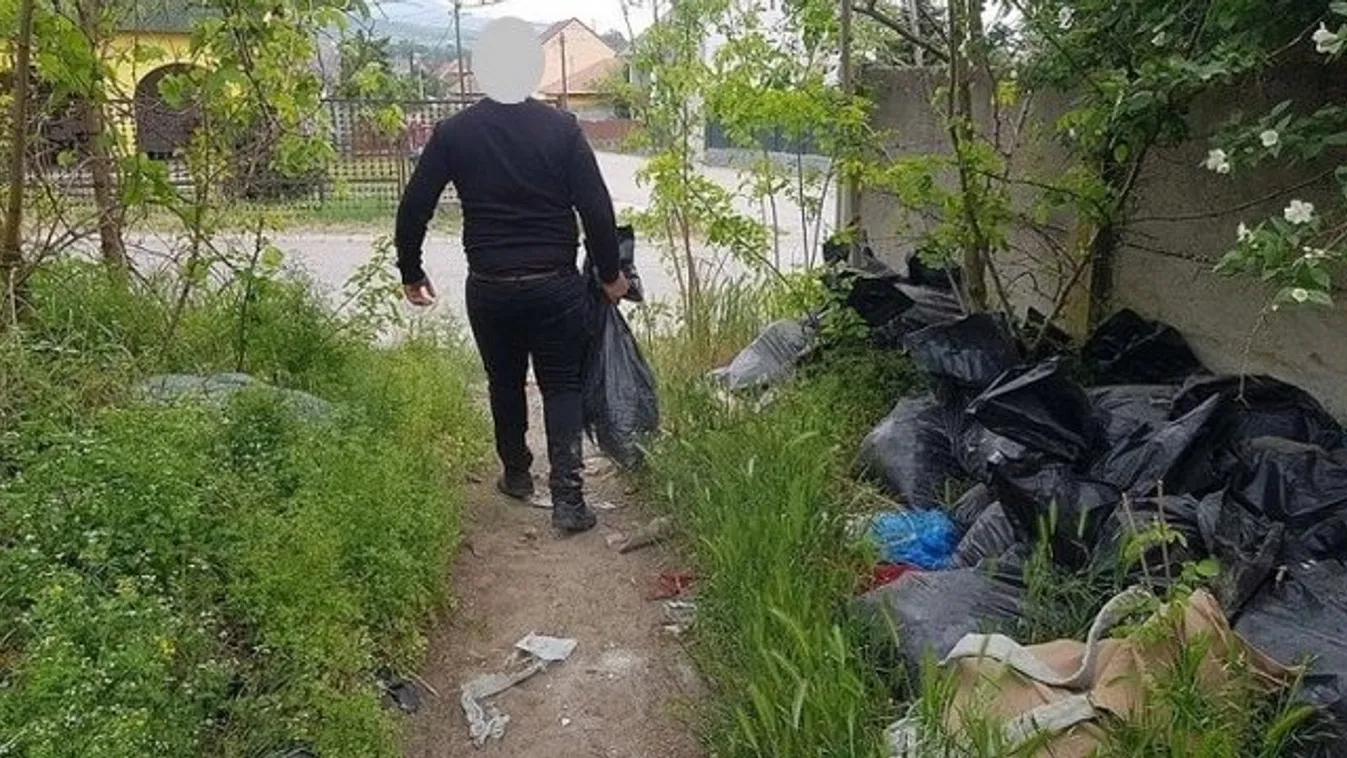 Mindent bevallott, majd szégyenkezve összeszedte a szétdobált szemetét a férfi