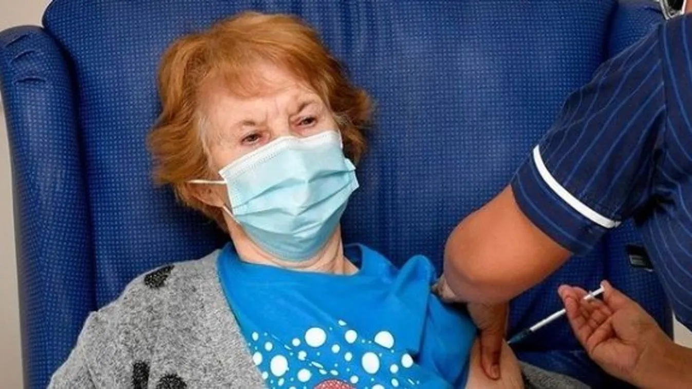 Döbbenetes vallomást tett a nagymama, aki elsőként kapta meg a koronavírus elleni vakcinát