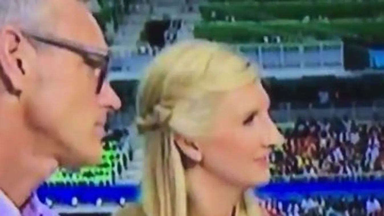 Élő adásban tapizott az olimpiai bajnok