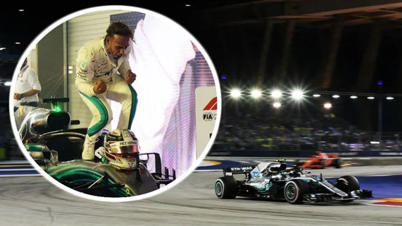 Hamilton nyert az éjszakában, és 40 pont az előnye