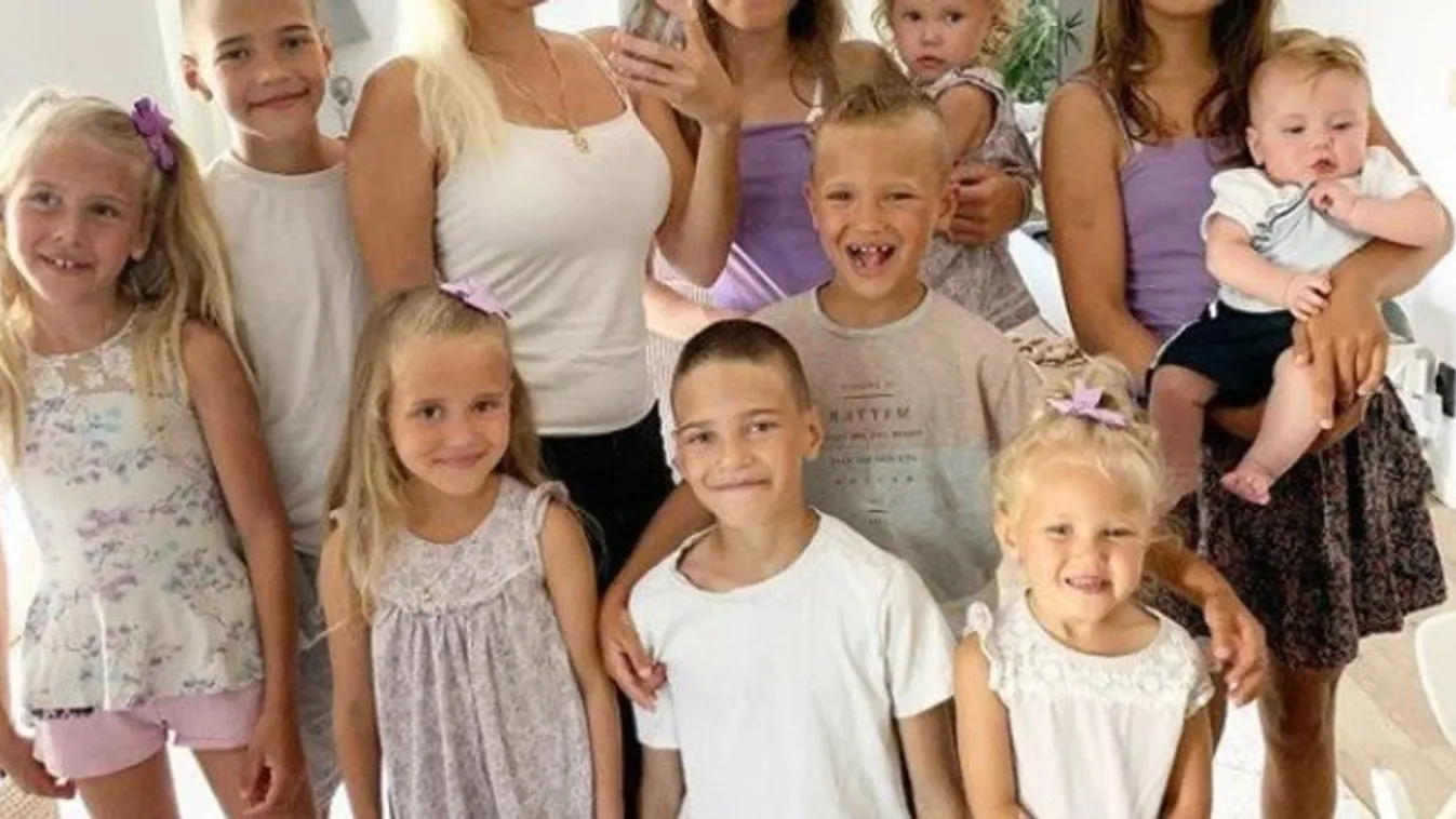 Elképesztő csoda: Azt mondták, soha nem lesz terhes, most tíz gyermek boldog édesanyja