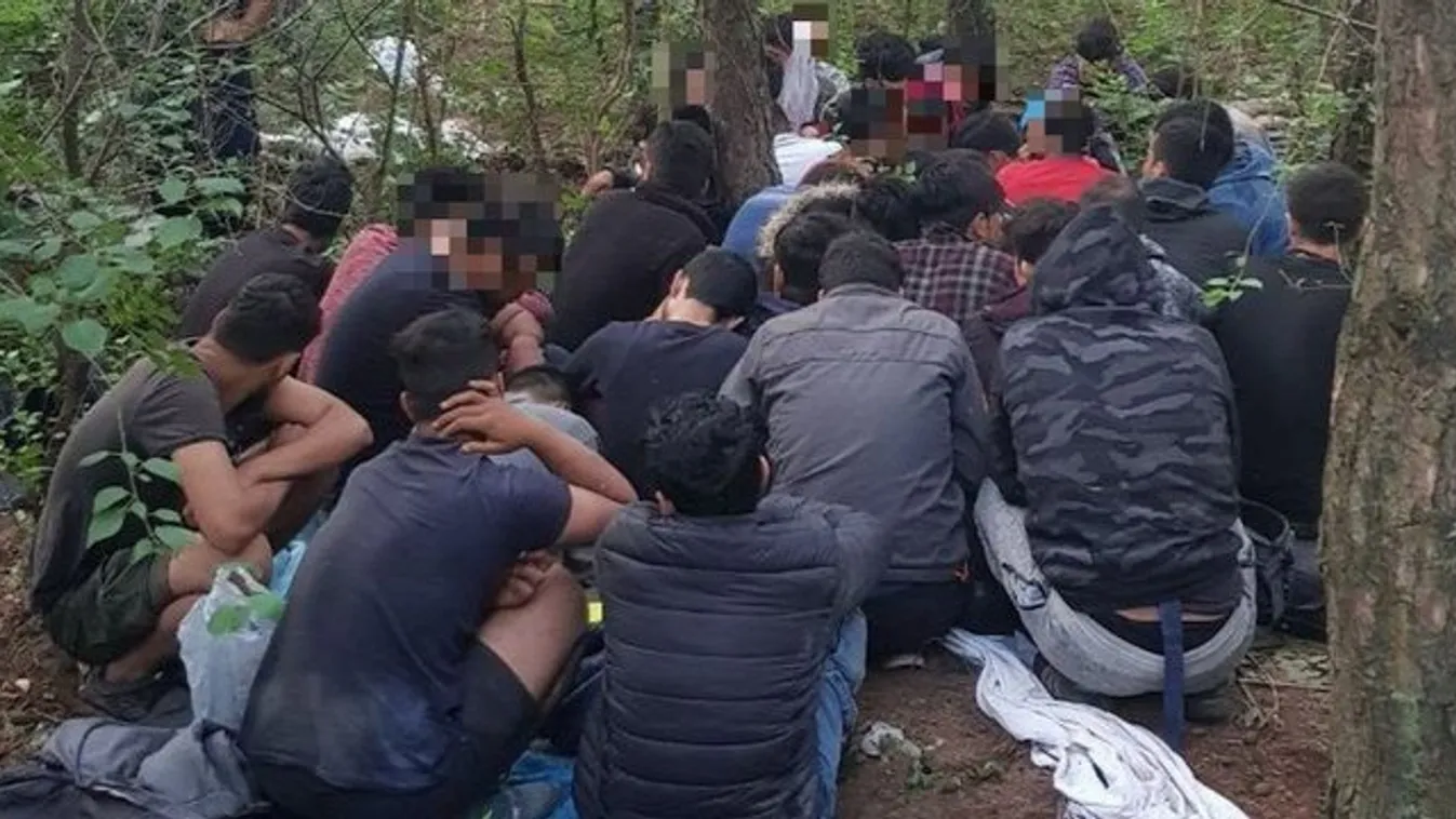 Ötven migránst fogtak el Csongrád megyében