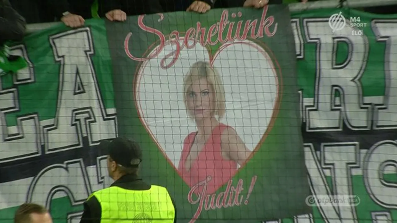 Szerelmet vallottak a Fradi ultrái Berkesi Juditnak