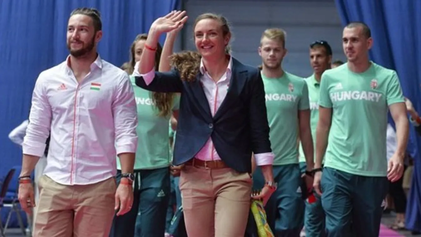 Így zajlott a magyar olimpiai csapat köszöntése