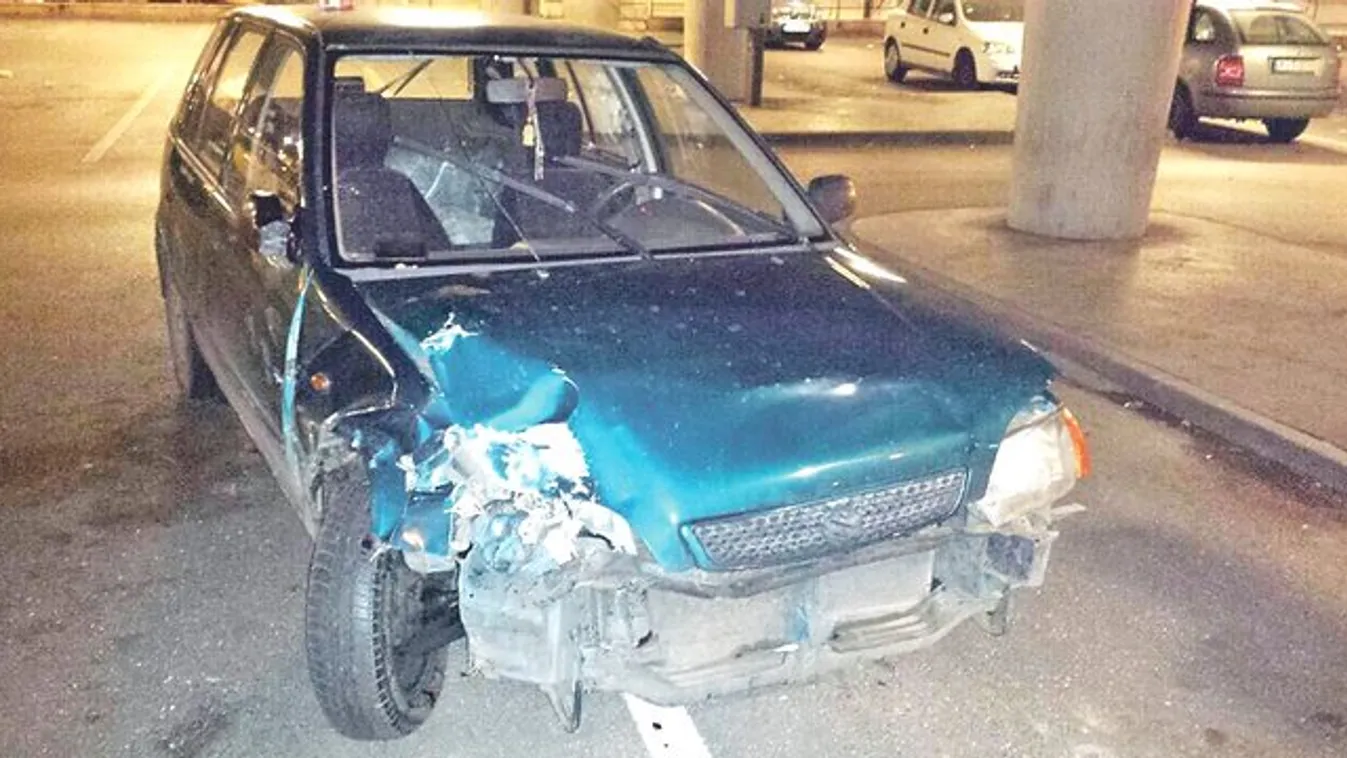 Két autót összetört, majd totálkáros Suzukival menekült a részeg sofőr – videó