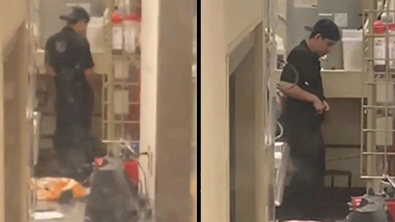 A vendégek szeme láttára vizelte össze a konyhát a szakács egy étteremben – videó