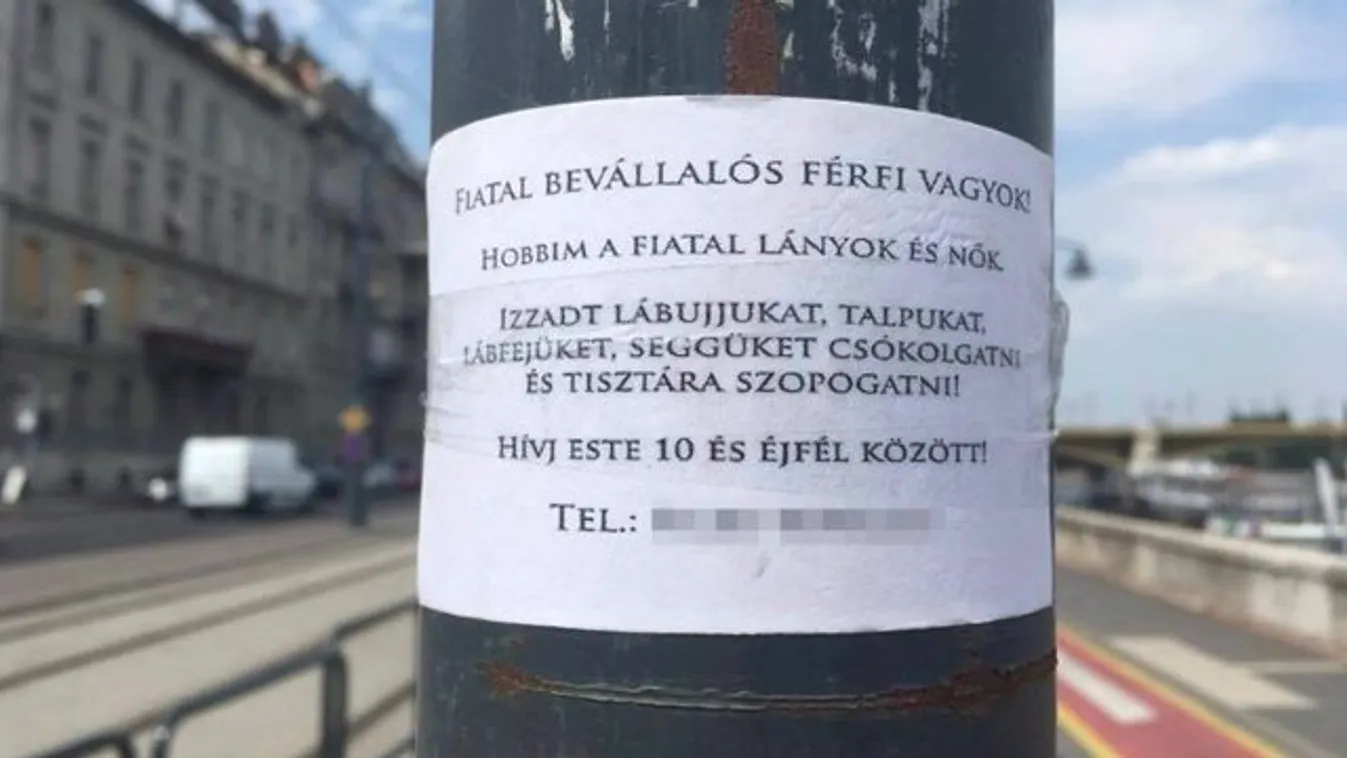 Perverz hirdeti magát a Margit hídnál – fotó