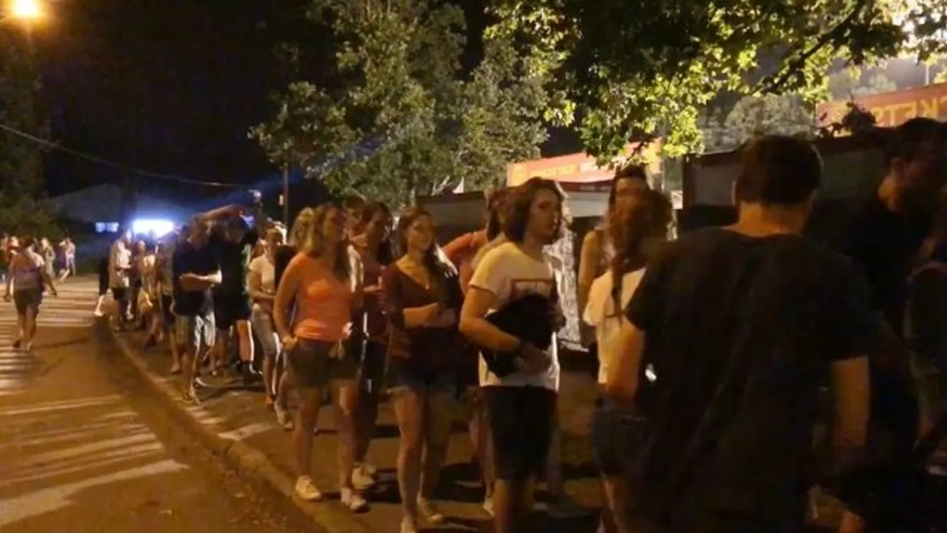 Készüljön brutális sorban állásra, ha taxival akar hazamenni a Szigetről! videó