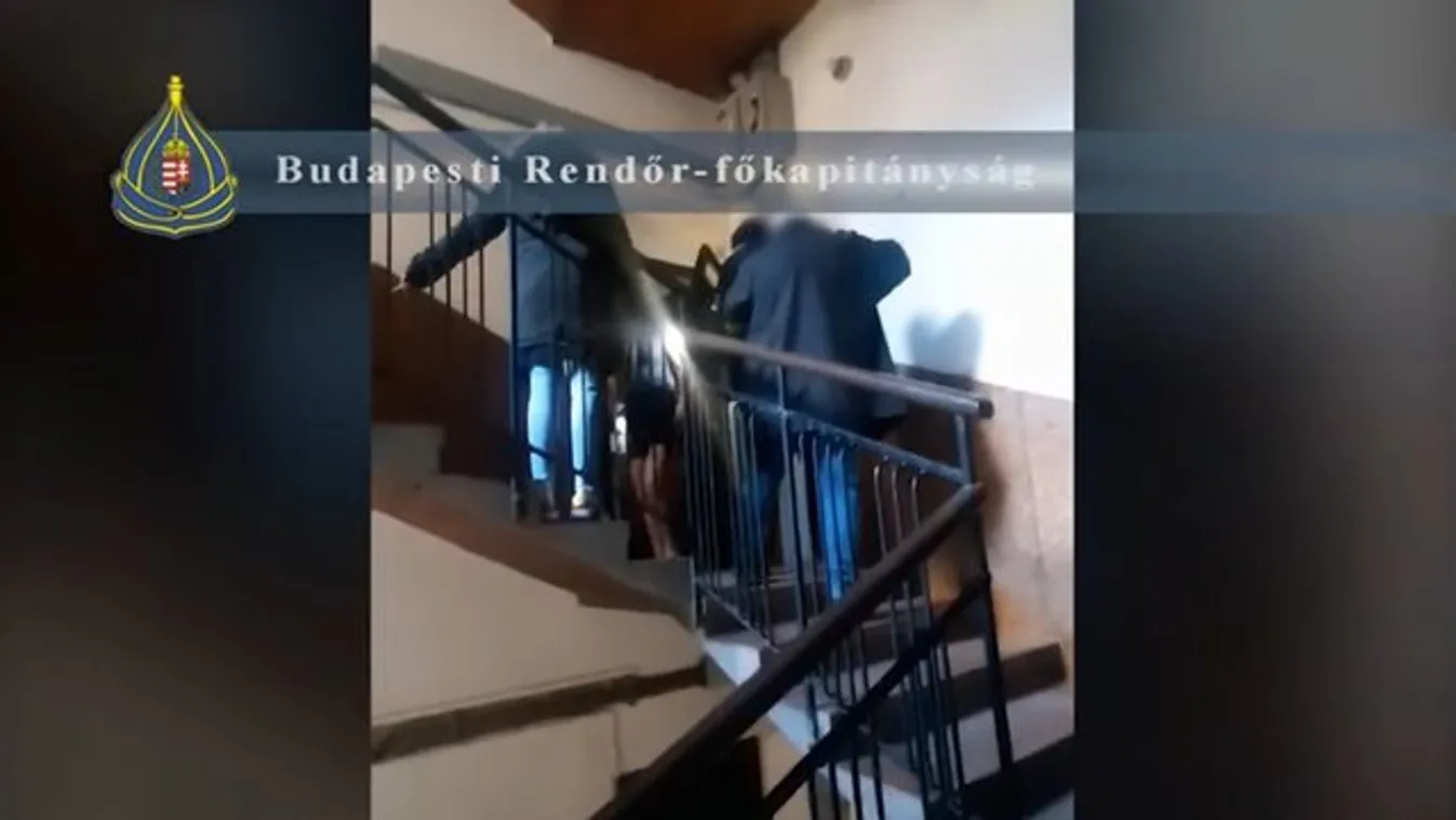 Dráma egy budapesti szállodában: gyermeke szeme láttára fogták el a rendőrök az édesanyát - videó