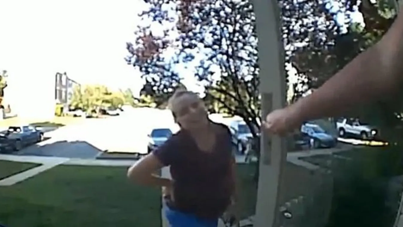 Szomszédja kertjében szülte meg a kisfiát – videó