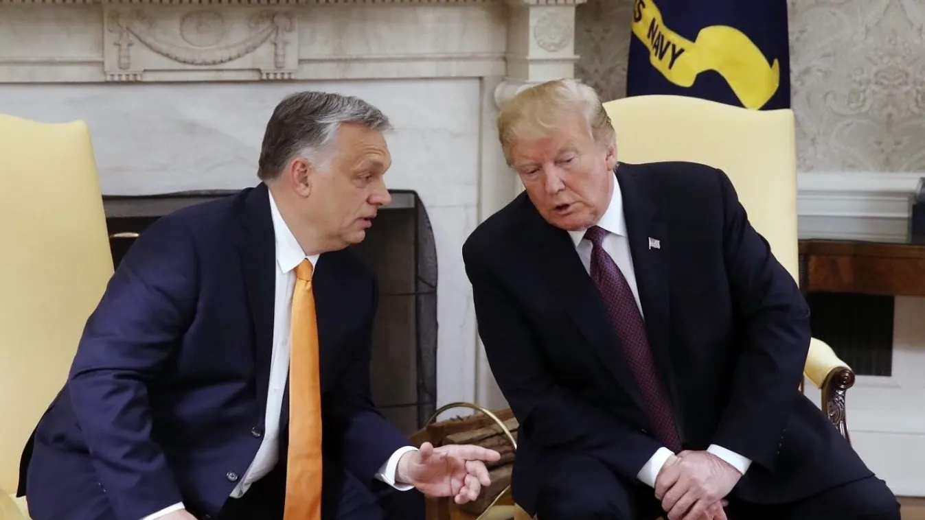 Trump: Mintha ikrek volnánk Orbánnal