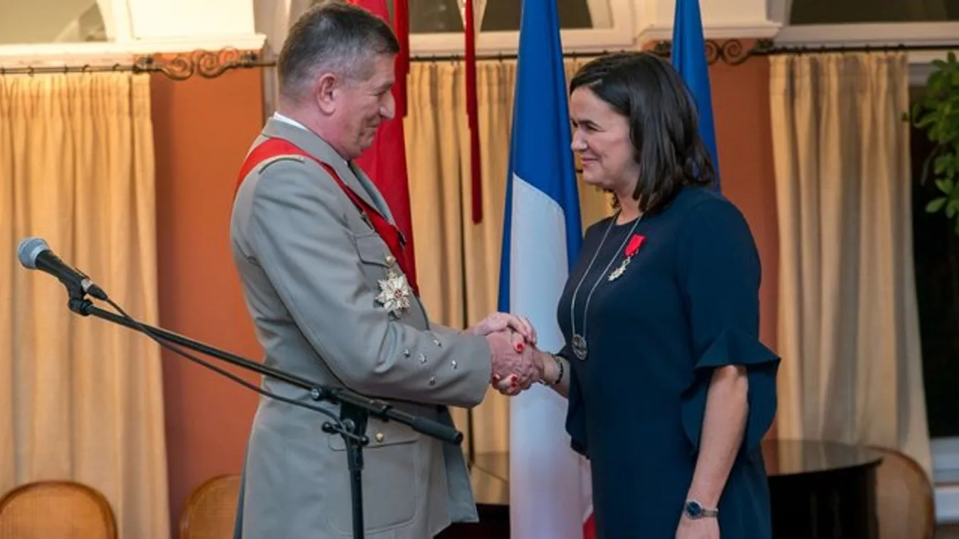 Francia Becsületrendet kapott Novák Katalin