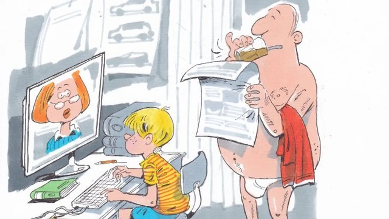 Apu, ne már! - Kínos és vicces pillanatokat is hozott a digitális oktatás