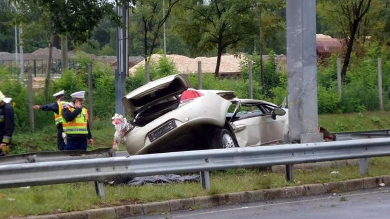 Halálos baleset történt a Ferihegyi reptérre vezető úton – fotók