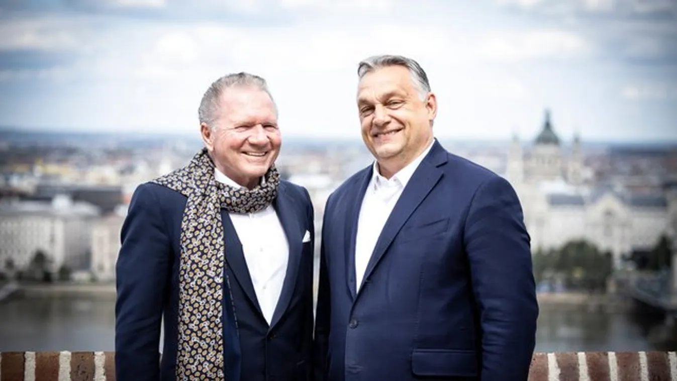 Amerikai üzletemberrel tárgyalt Orbán Viktor
