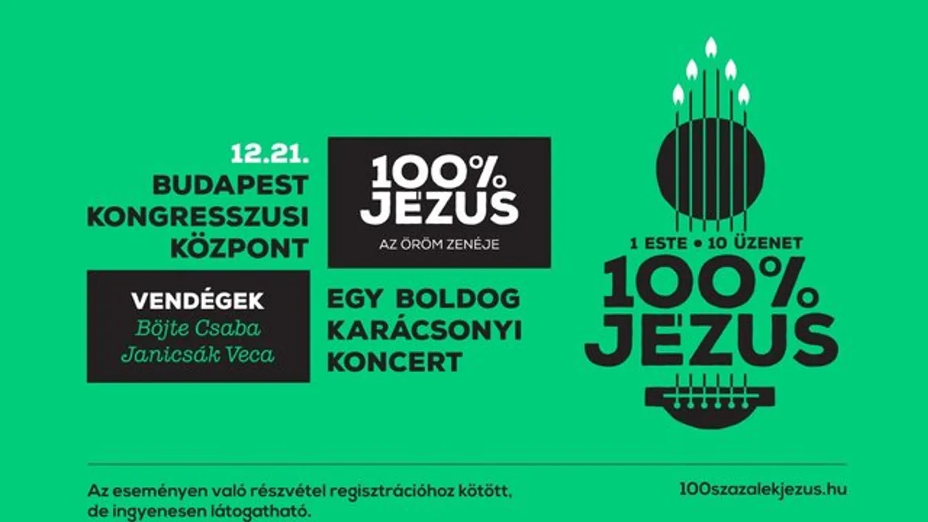 Ezért érdemes megállni egy órára: Janicsák Veca, Böjte Csaba és a 100% Jézus felejthetetlen élményt ígér