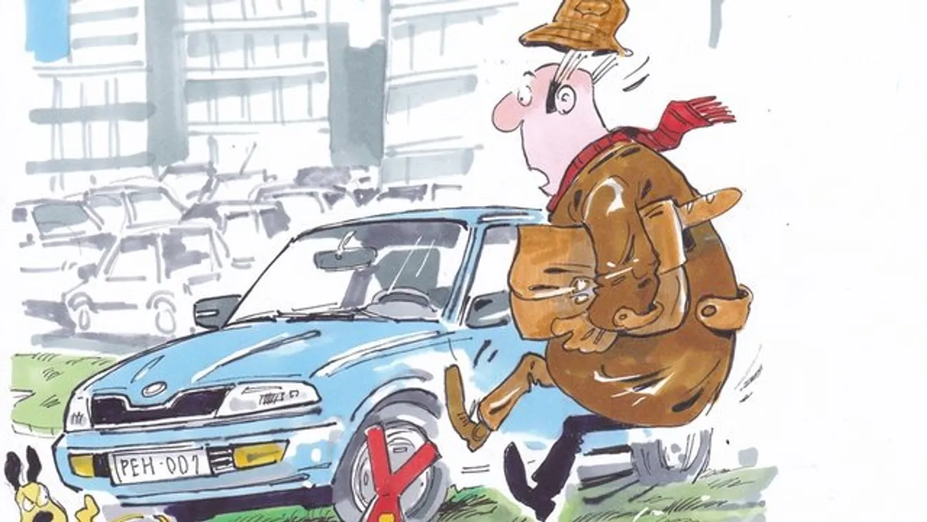 A Bors utánajárt: Kikopott füvön is szabálytalan a parkolás