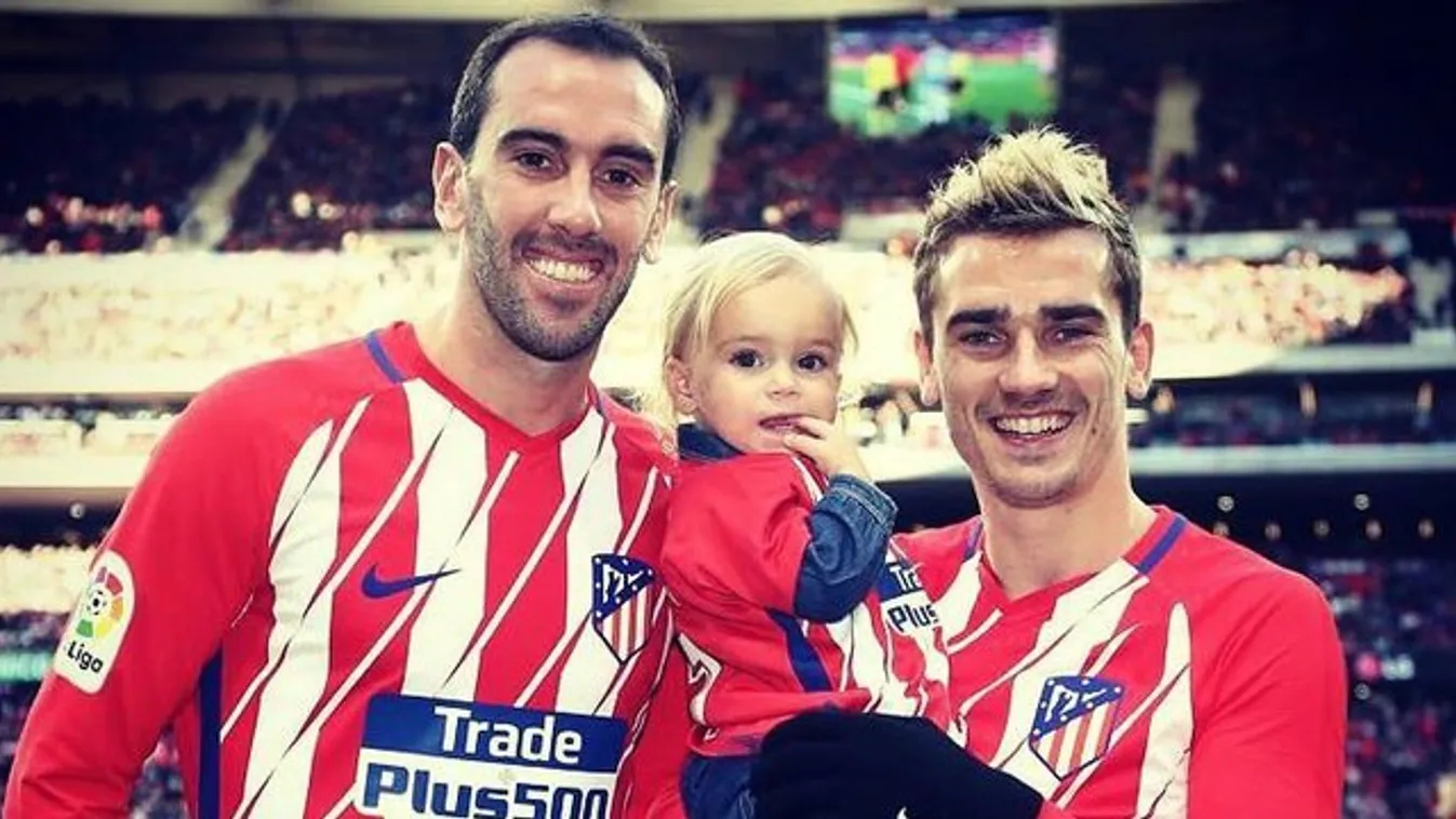 Uruguay–Franciaország: Kislánya keresztapjával küzd meg Griezmann