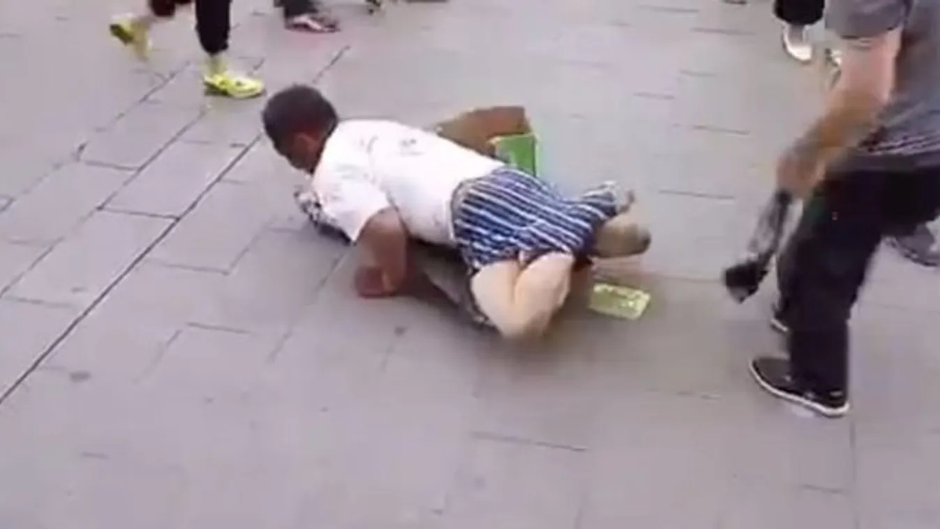 Durva! Lebuktatták a csaló koldust - videóval