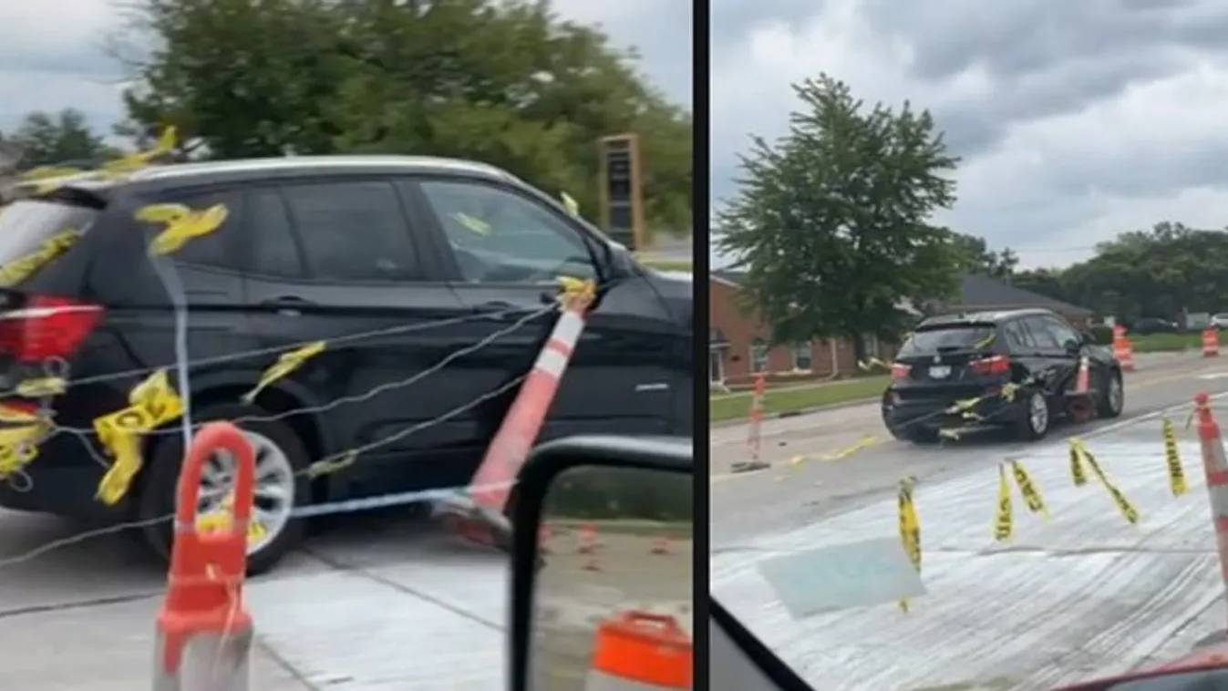 Mit nekem az útlezárás?! – gondolta a bunkó BMW-s, majd rálépett a gázra – videó