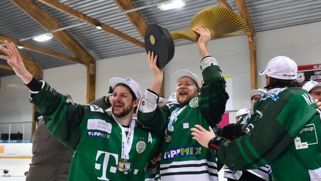 Erste Liga: Így örült a Ferencváros hokicsapata az első bajnoki címnek - fotók
