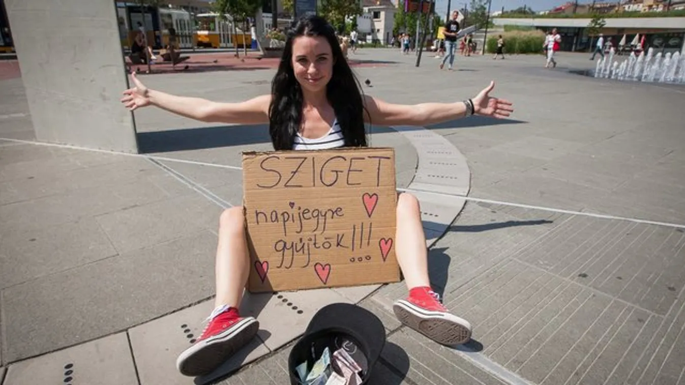 Sziget-jegyre gyűjtött: megdöbbentő, mennyit keresett egy óra alatt a Bors csinos álkéregetője!