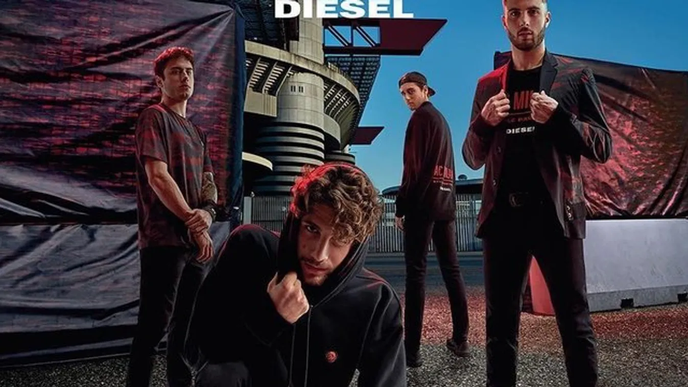 Nézze meg milyen, ha a Diesel focistákkal együtt tervez egy kollekciót