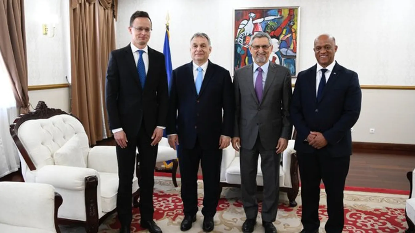 Orbán Viktor a Zöld-foki Köztársaságban tárgyal