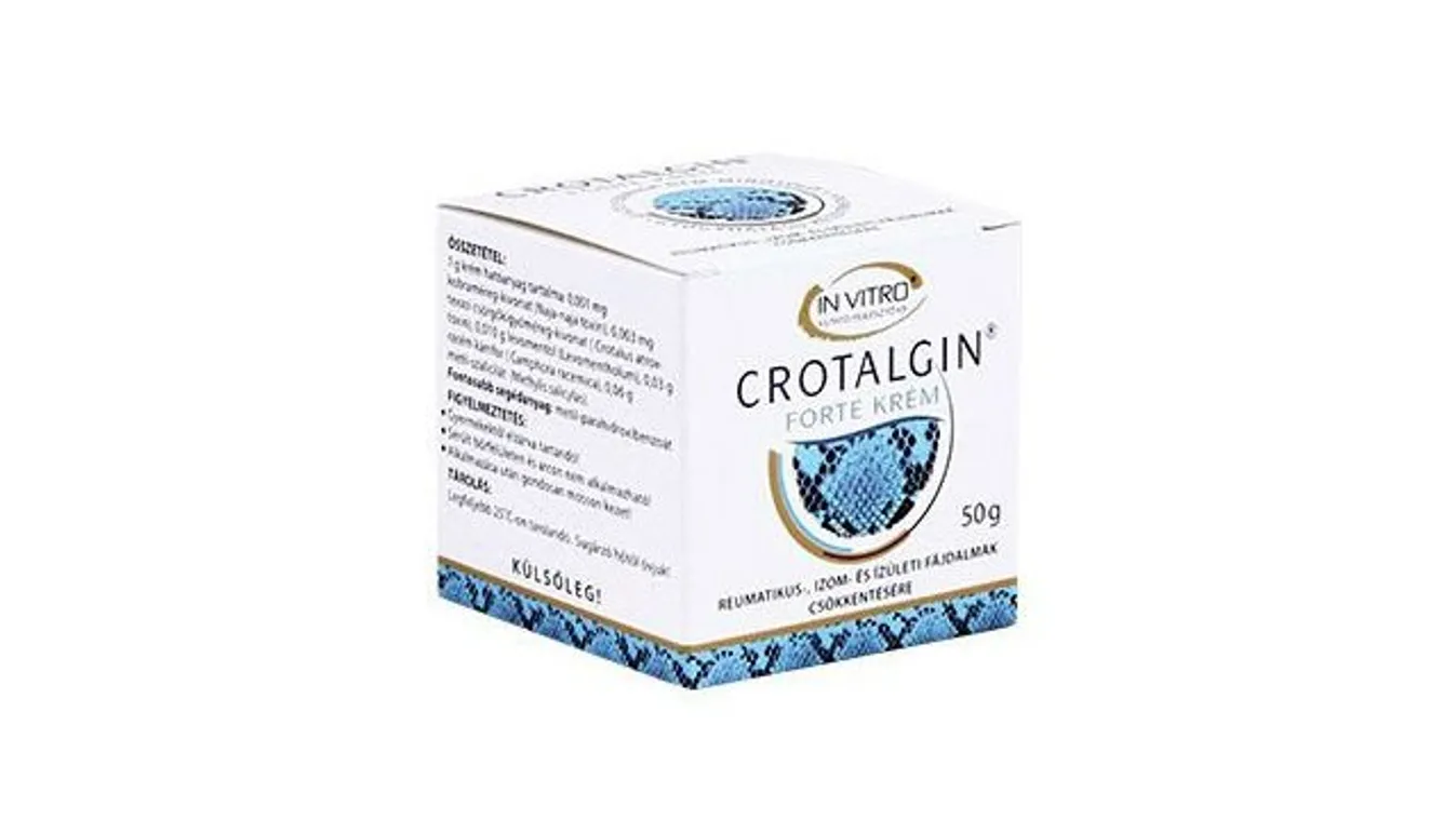 Reumás fájdalmakra ajánlott CROTALGIN® FORTE krém (x)