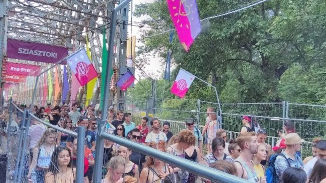 Pánik tört ki a Szigeten