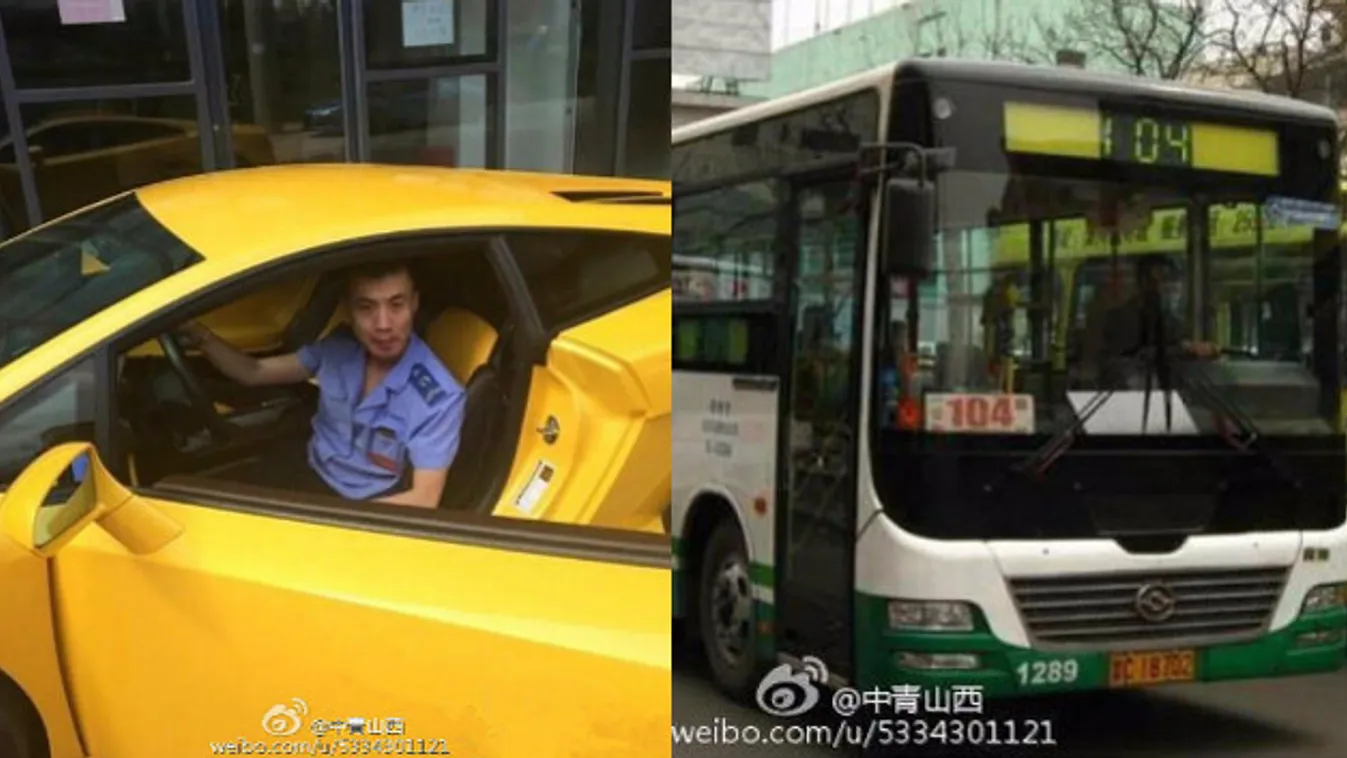 Méregdrága Lamborghinivel jár melóba a buszsofőr fotókkal