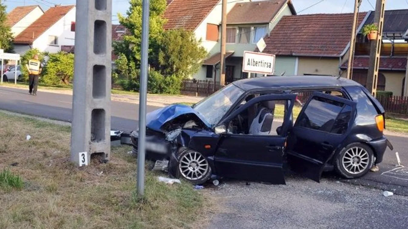 Borzalmas baleset Albertirsán: három ember súlyosan megsérült