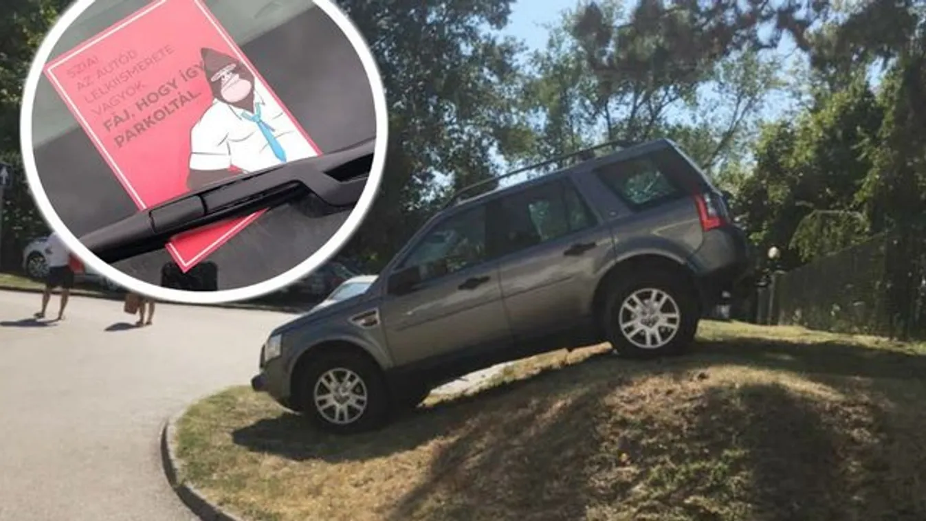 Tahó sofőrök autóján hagy cetlit a gorilla