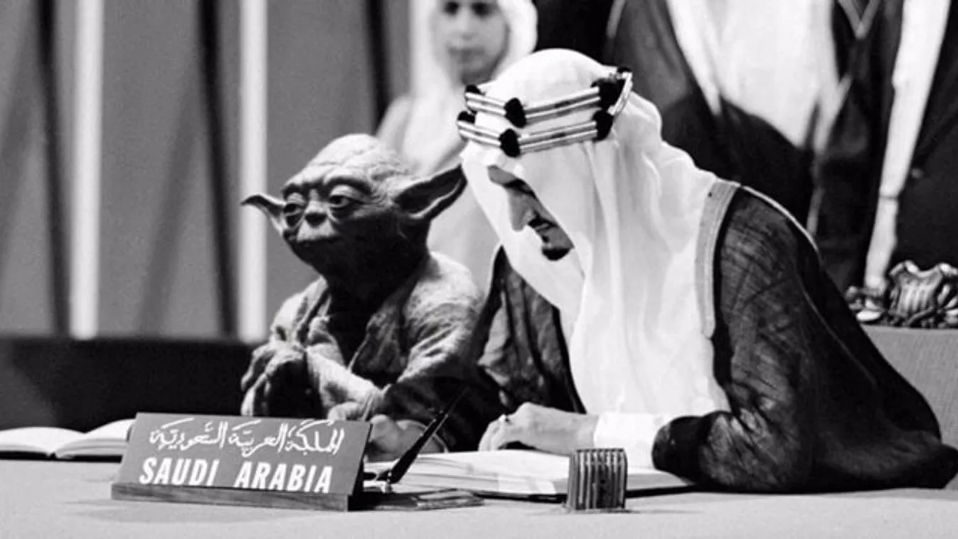 Mit keres Yoda a szaúdi király jobbján?